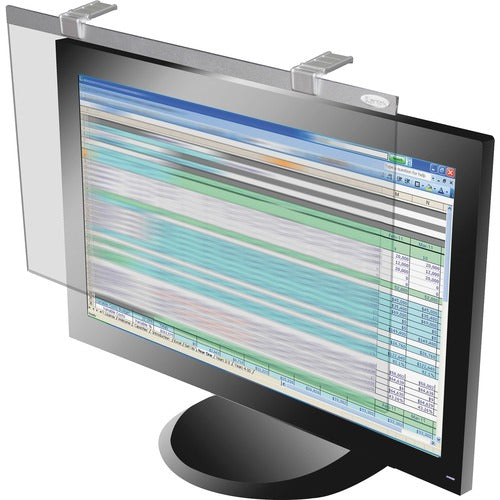 Kantek KTKLCD22WSV LCD Protect Privacy/Anti-Glare Filter Silver