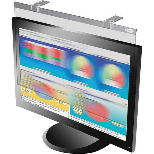 Kantek KTKLCD24WSV LCD Protect Privacy/Anti-Glare Filter Silver