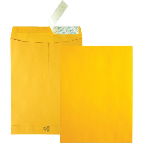 Quality Park QUA41420 Durable Kraft Catalog Envelopes - Catalog - 9" Width X 12" Length - Peel & Seal - Kraft - 250 / Carton - Brown Kraft