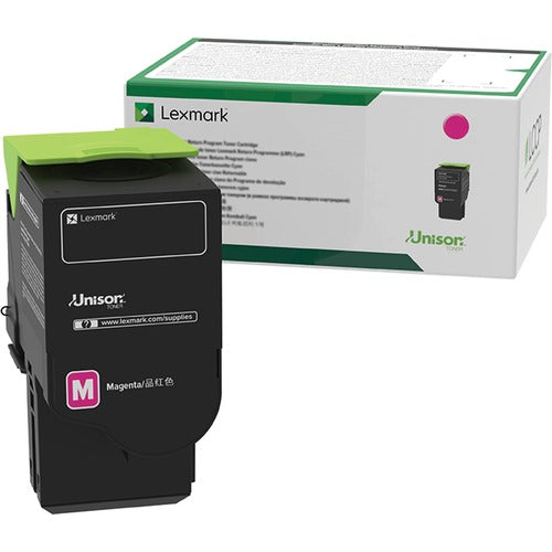 Lexmark LEX80C0HMG Unison Original High Yield Laser Toner Cartridge - Magenta - 1 Each
