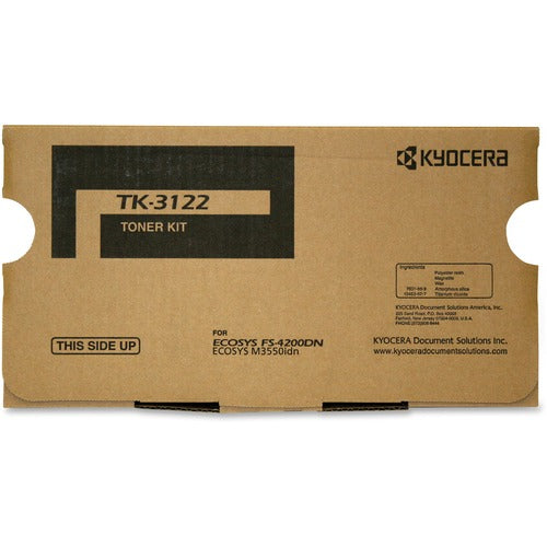 Kyocera KYOTK3122 Original Laser Toner Cartridge - Black - 1 Each