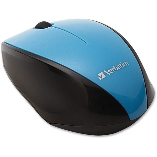 Verbatim VER97993 Wireless Notebook Multi-Trac Blue Led Mouse - Blue - Blue Optical - Wireless - Radio Frequency - Blue - Usb 2.0 - Scroll Wheel - 2 Button(S)