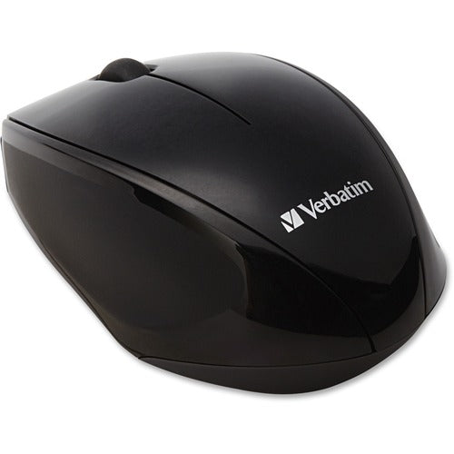 Verbatim VER97992 Wireless Notebook Multi-Trac Blue Led Mouse - Black - Blue Optical - Wireless - Radio Frequency - Black - Usb 2.0 - Scroll Wheel - 2 Button(S)