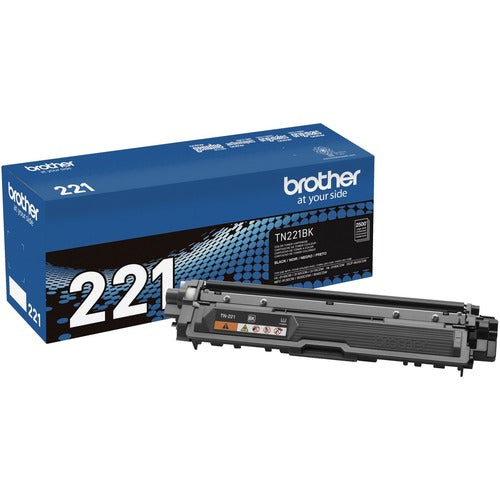 Brother BRTTN221BK TN221BK Original Standard Yield Laser Toner Cartridge - Black - 1 Each