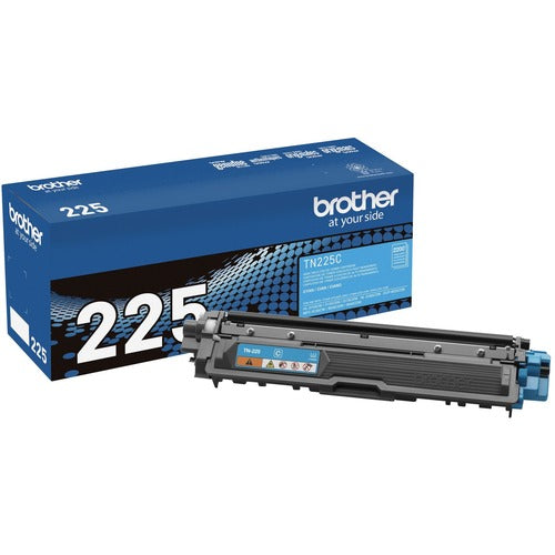 Brother BRTTN225C TN225C Original High Yield Laser Toner Cartridge - Cyan - 1 Each