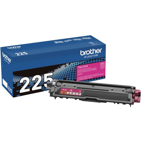Brother BRTTN225M TN225M Original High Yield Laser Toner Cartridge - Magenta - 1 Each