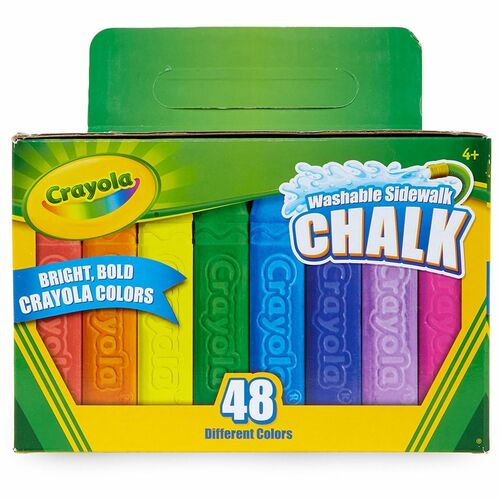 Crayola CYO512048 Washable Sidewalk Chalk
