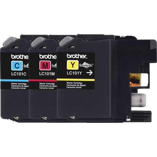 Brother BRTLC1013PKS Innobella LC1013PKS Original Standard Yield Inkjet Ink Cartridge - Cyan, Magenta, Yellow - 3 / Pack