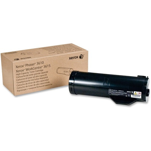 Xerox XER106R02722 Black High Capacity Toner Cartridge, Phaser 3610, Workcentre 3615 (14,100 Pages) - Laser - High Yield - 14100 Page - 1 Each