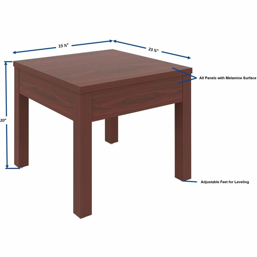 Lorell LLR61623 Occasional Corner Table