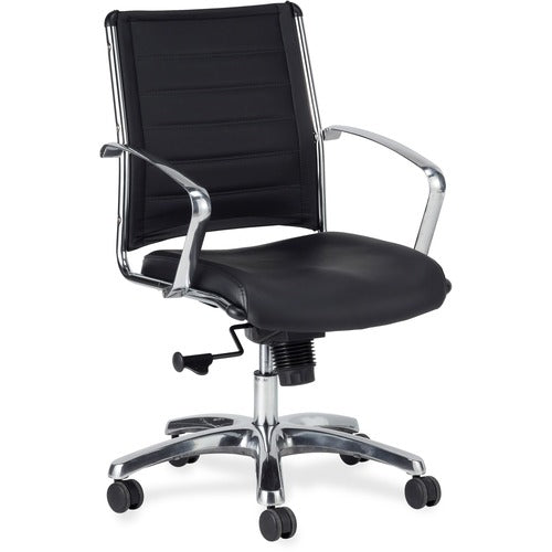 Eurotech EUTLE822BLK Europa Mid Back Executive Chair