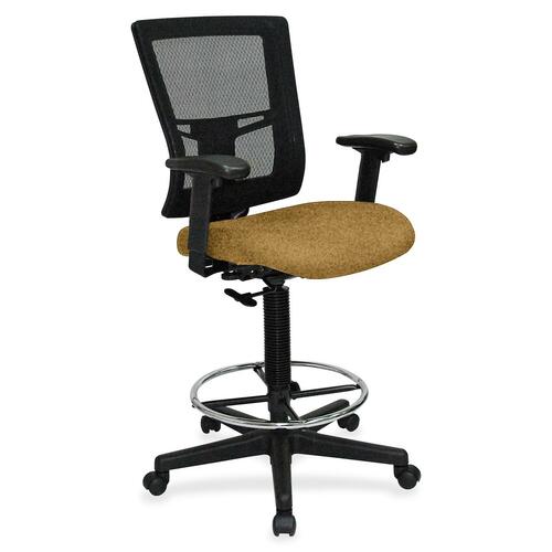 Lorell LLR4310029 Mesh Back Drafting Stool
