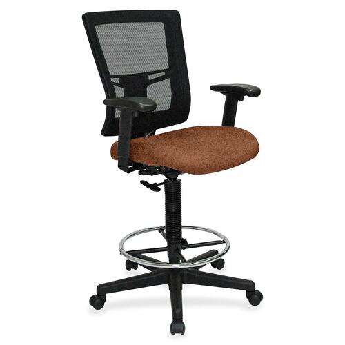 Lorell LLR4310030 Mesh Back Drafting Stool