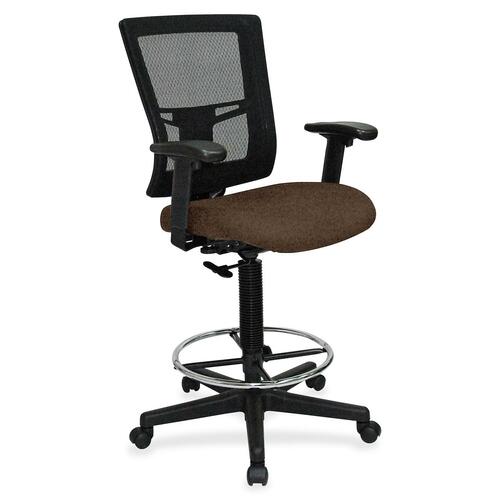 Lorell LLR4310028 Mesh Back Drafting Stool