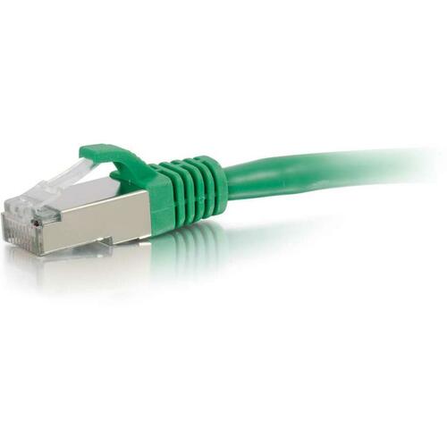 C2G CGO00841 35ft Cat6 Snagless Shielded (STP) Ethernet Network Patch Cable - Green