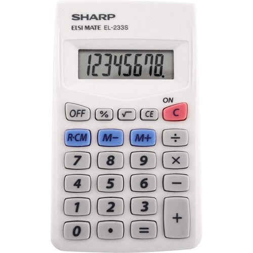 Sharp Calculators SHREL240SAB EL-240SAB 8-Digit Handheld Calculator