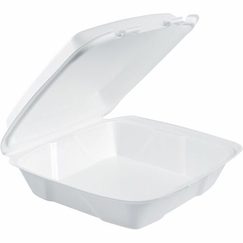 Dart DCC90HT1R Large 1-Compartment Carryout Foam Trays