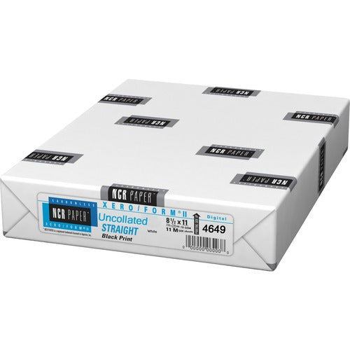 NCR Paper NCR4649 Xero/Form II Carbonless Uncollated Paper - White