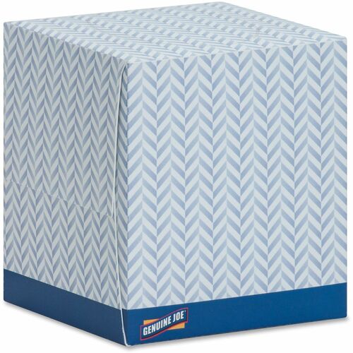Genuine Joe GJO26085 Cube Box Facial Tissue