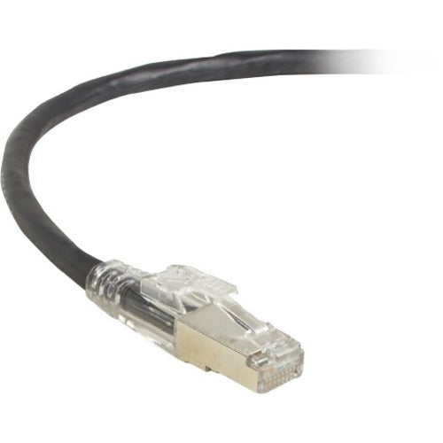Black Box BBNC6APC80SWH07 CAT6A 650-MHz Locking Snagless Patch Cable