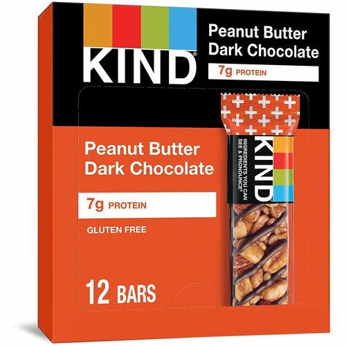 KIND KND17256 Peanut Butter Dark Chocolate Nut Bars