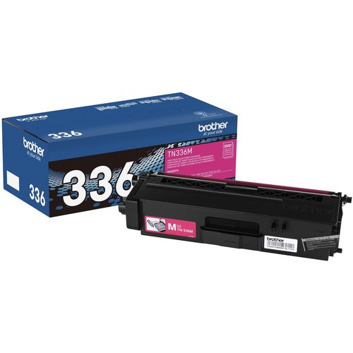 Brother BRTTN336M TN336M Original High Yield Laser Toner Cartridge - Magenta - 1 Each
