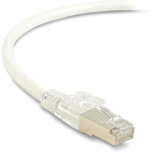 Black Box BBNC6APC80SWH03 CAT6A 650-MHz Locking Snagless Patch Cable