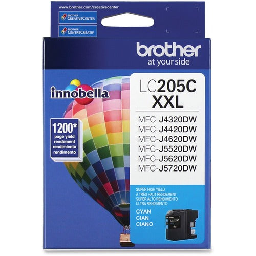 Brother BRTLC205C Innobella LC205C Inkjet Ink Cartridge - Cyan - 1 Each