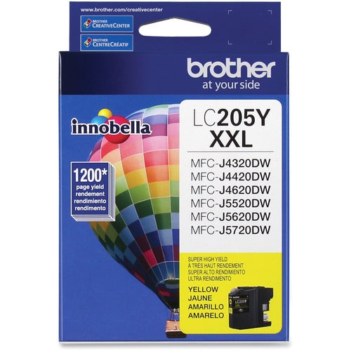 Brother BRTLC205Y Innobella LC205Y Inkjet Ink Cartridge - Yellow - 1 Each