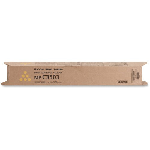 Ricoh RIC841814 Ricoh Original Toner Cartridge - Yellow - Laser - 18000 Page - 1 Each
