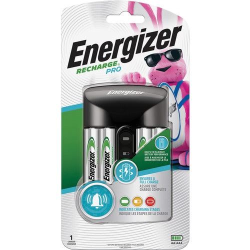 Energizer EVECHPROWB4 Recharge Pro AA/AAA Battery Charger