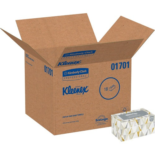 Kleenex KCC01701CT Hand Towels with Premium Absorbency Pockets in a Pop-Up Box