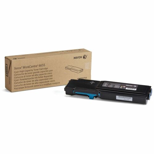Xerox XER106R02744 Toner Cartridge - Cyan - Laser - High Yield - 7500 Page - 1 / Each