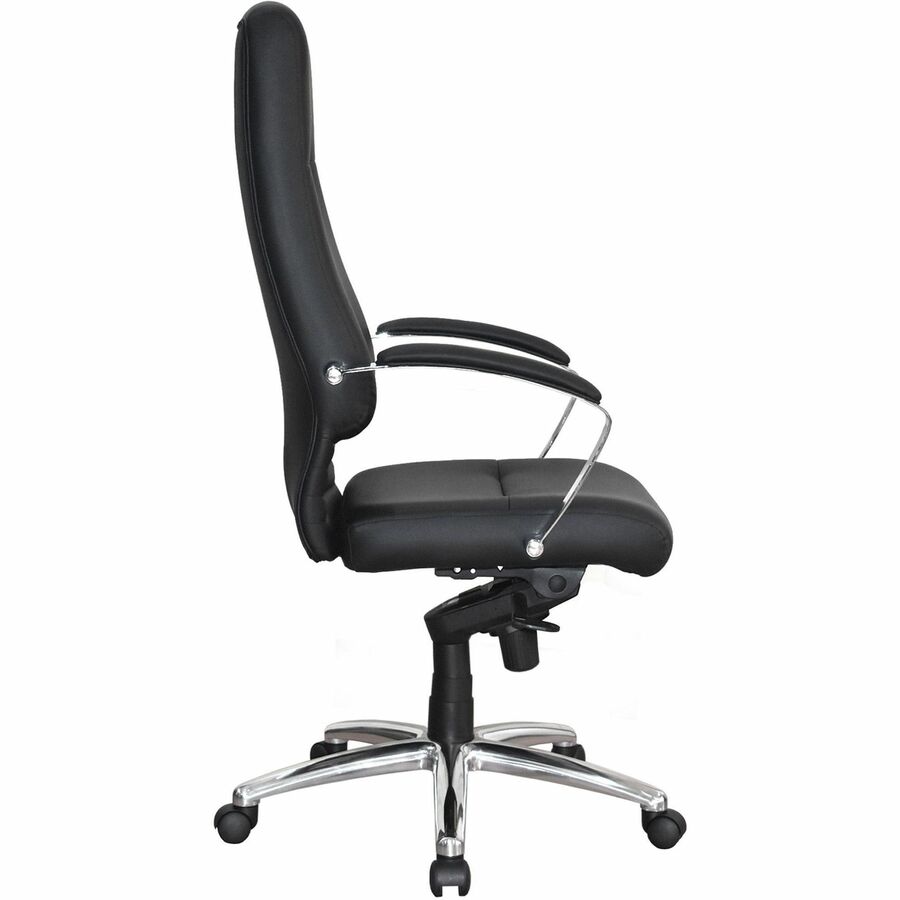 Lorell LLR66922 Executive High-back Chair with Fixed Arms