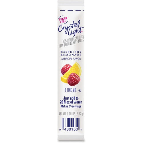 Crystal Light KRF00015 On-The-Go Raspberry Lemonade Mix Sticks