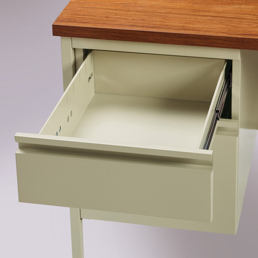 Lorell LLR60917 Fortress Series Left-Pedestal Desk