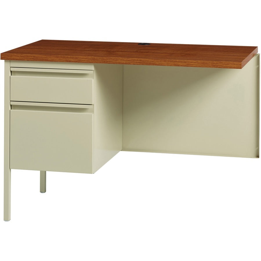 Lorell LLR60923 Fortress Series Left-Pedestal Return