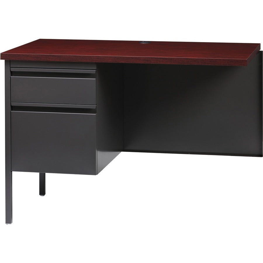 Lorell LLR60925 Fortress Series Left-Pedestal Return