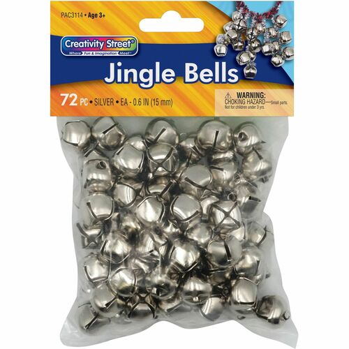 Creativity Street PAC3114 Silver Jingle Bells