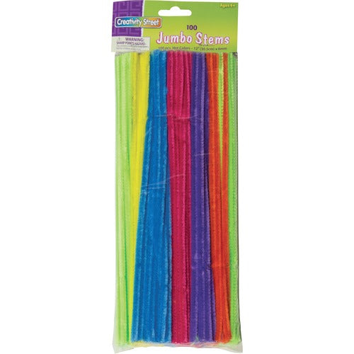Creativity Street PAC711004 Jumbo Chenille Pipe Cleaners