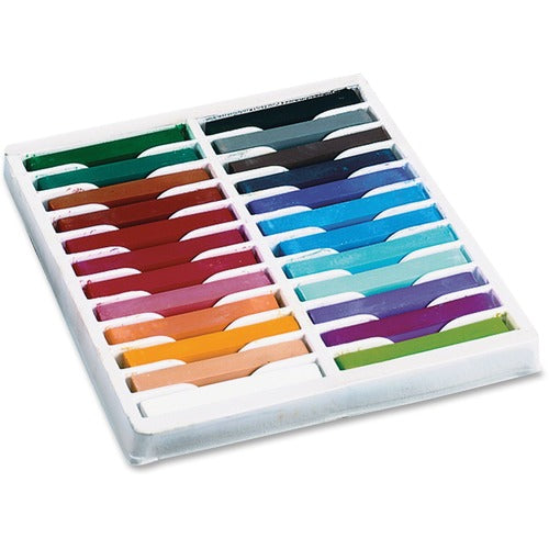 Creativity Street PAC9724 24-color Square Artist Pastels Set