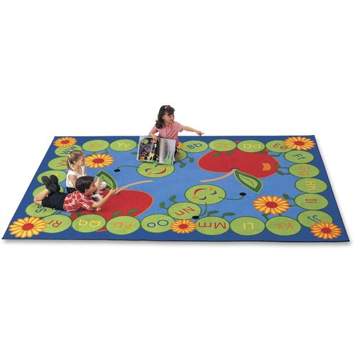 Carpets for Kids® CPT2200 Premium ABC Rectangle Caterpillar Rug