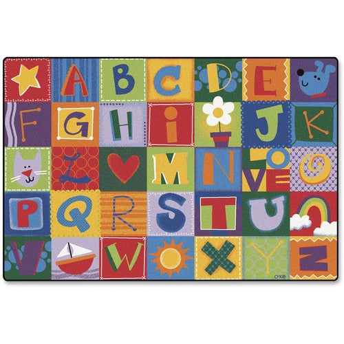 Carpets for Kids® CPT3801 KIDSoft™ Toddler Alphabet Blocks Rug