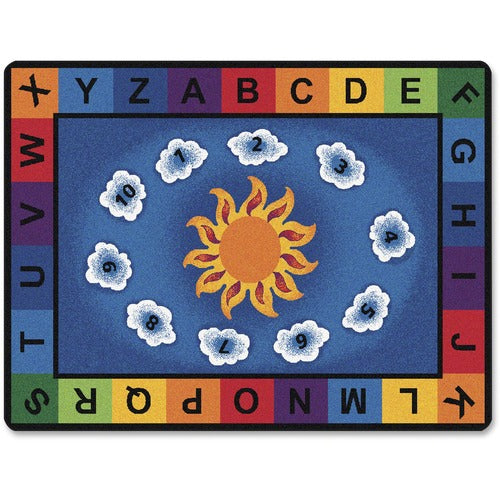 Carpets for Kids® CPT9412 Premium Sunny Day Learn/Play Rectangle Rug