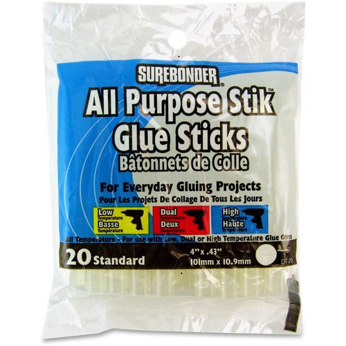 SureBonder FPRDT20 4" All Purpose Glue Sticks
