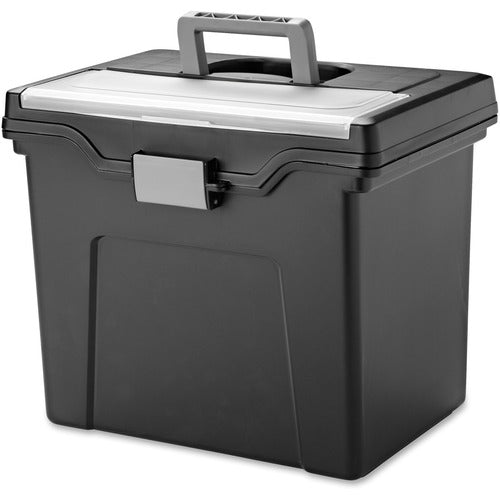 IRIS IRS110977 Portable Letter-size File Box