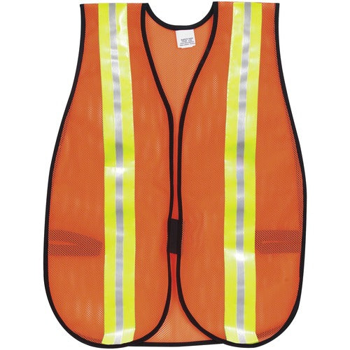 Crews MCSCRWV201R Reflective Fluorescent Safety Vest