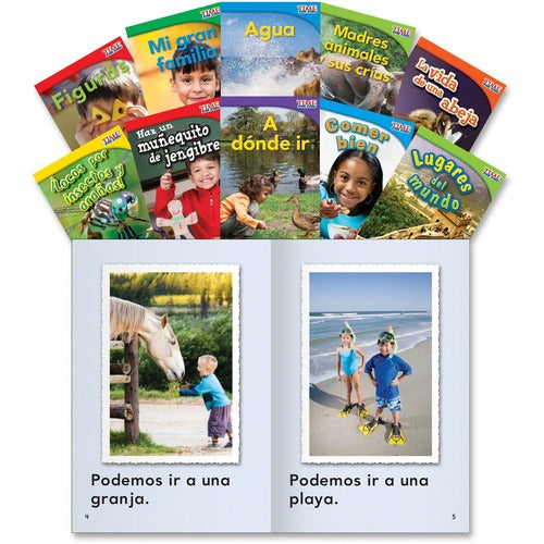 Shell Education SHL16100 TFK 1st-grade Spanish 10-Book Set 3 Printed Book