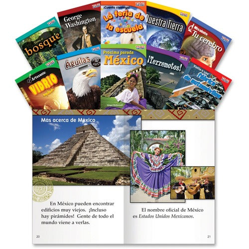 Shell Education SHL16102 TFK 1st-grade Spanish 10-Book Set 1 Printed Book