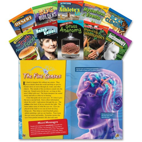 Shell Education SHL18250 TFK Advanced 4th-Grade 10-Book Set 1 Printed Book